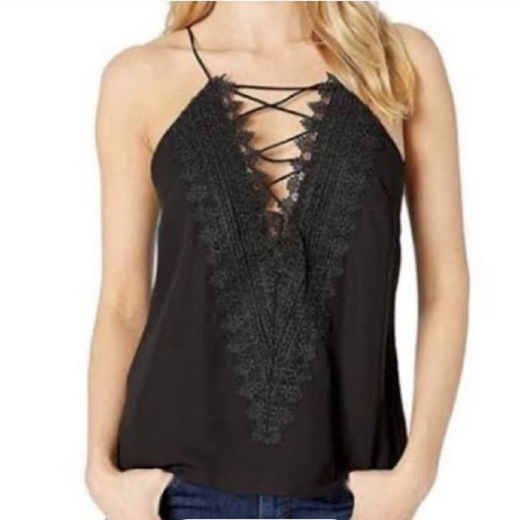 Wayf Black and Pink Lace tank tops size large - Picture 6 of 6